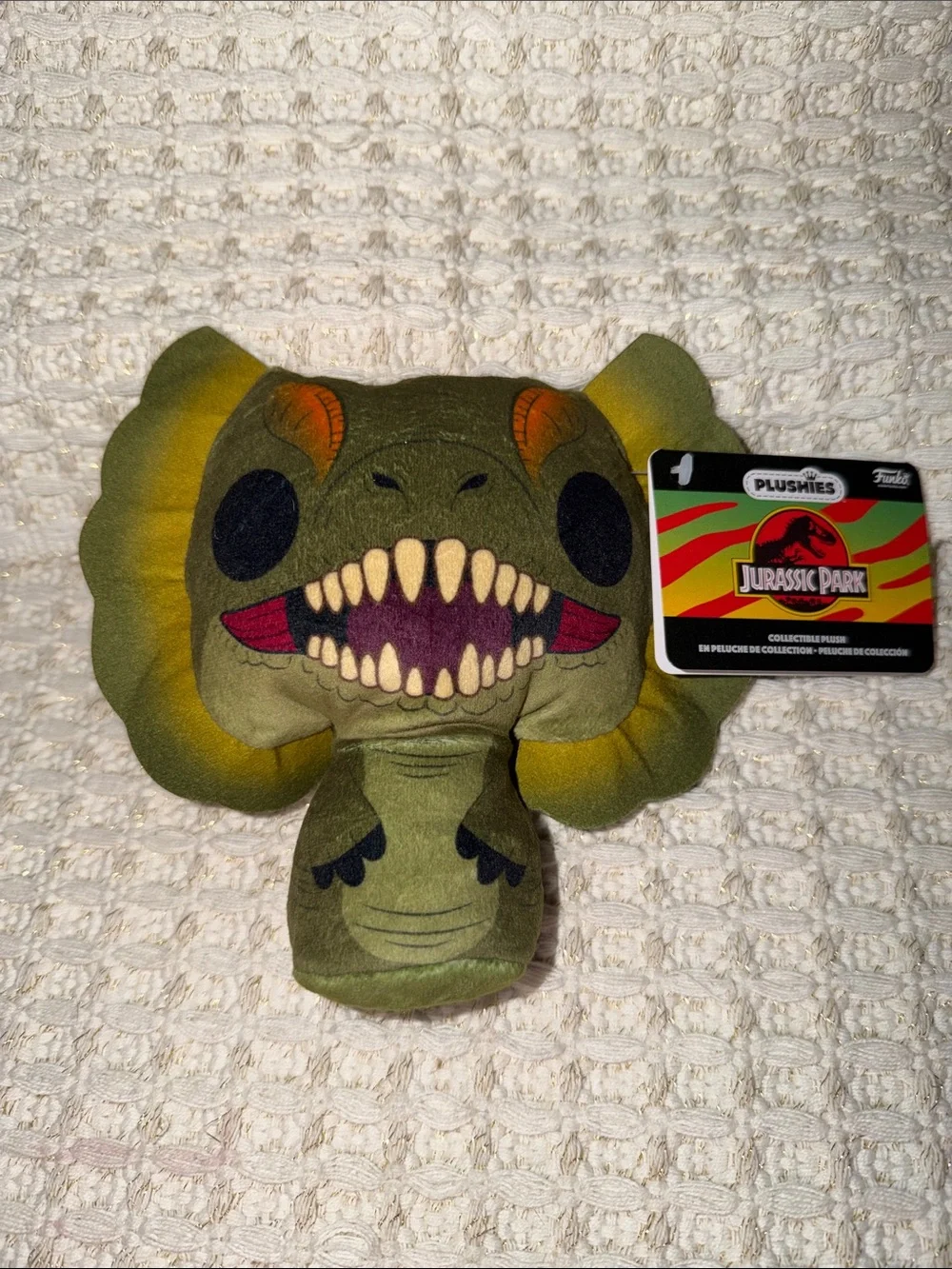 NWT Funko Jurassic Park Hatchling Plushies Set Dilophosaurus Blue Stygimoloch
